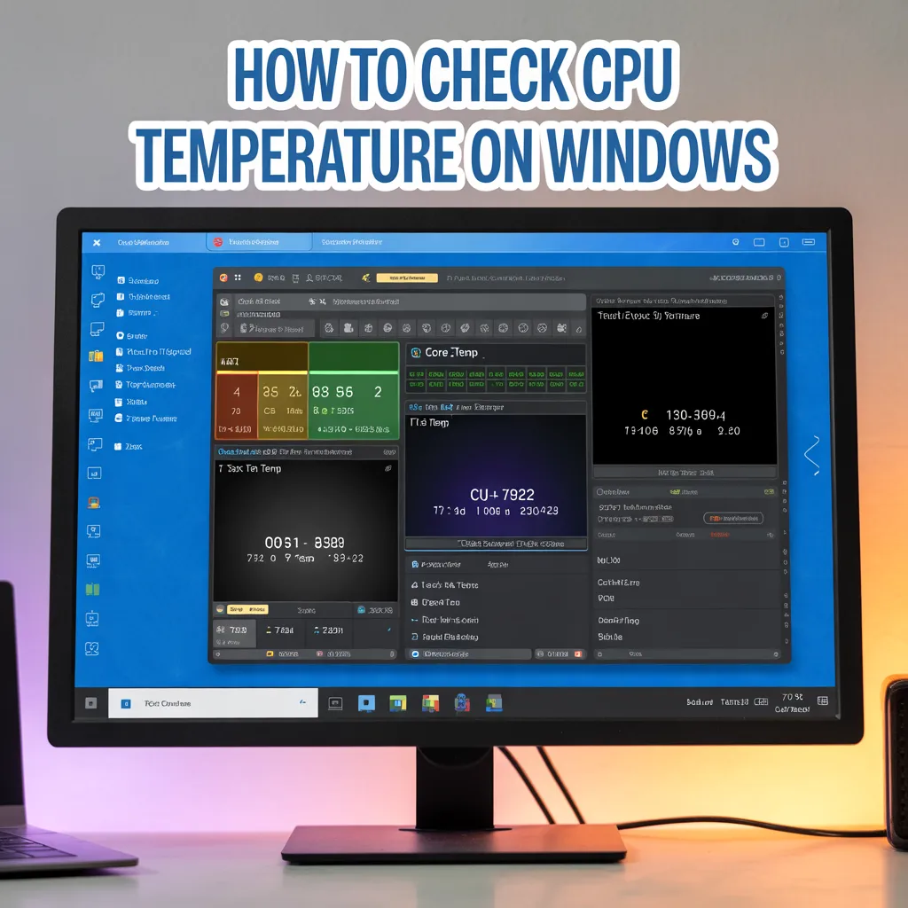 How to Check CPU Temperature on Windows