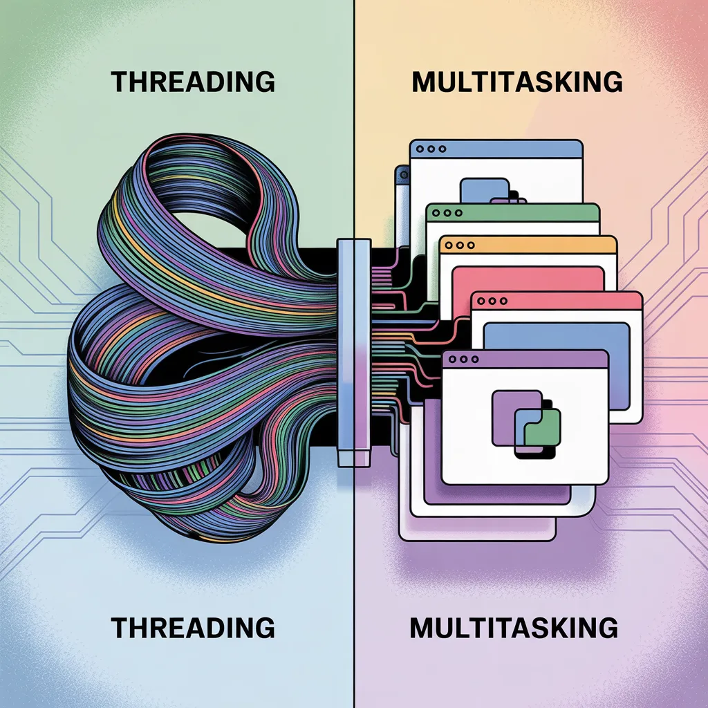 Threading vs Multitasking